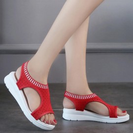 Roman Women Mesh Ankle Beach Sandals