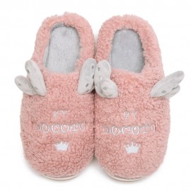 Women's Cute Antlers Warm Lining Casual Home Plush Slippers