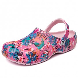 Women Breathable Hollow Out Waterproof Two-ways Soft Beach Sandals