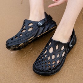 Women Hollow Out Two-ways Waterproof Breathable Soft Beach Sandals